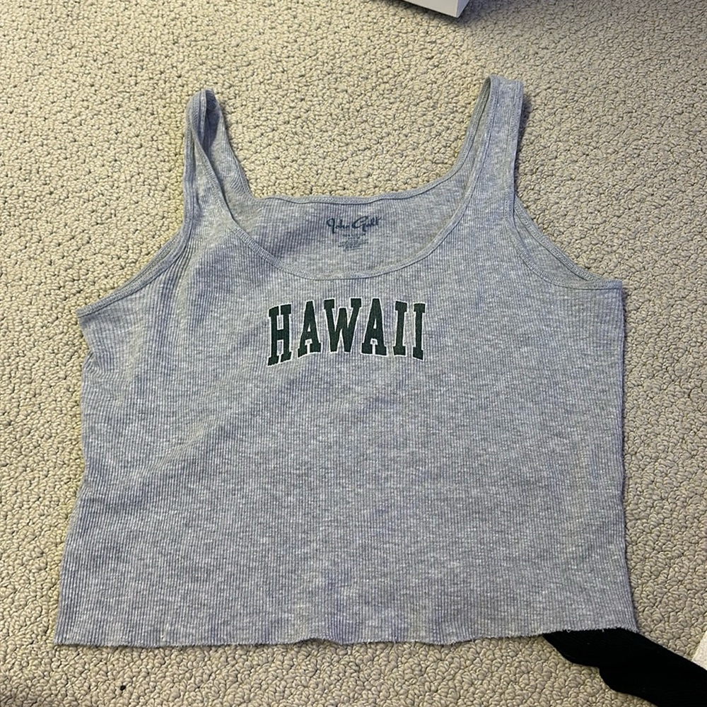 brandy tank top, fits more like a medium